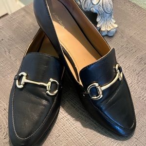 &Other Stories Equestrian Buckle Loafers - black size 8